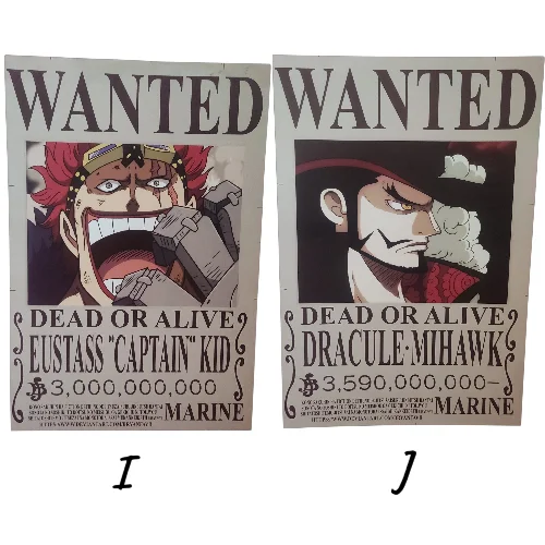Posters One Piece (WANTED)