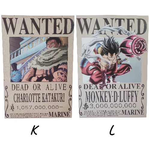 Posters One Piece (WANTED)